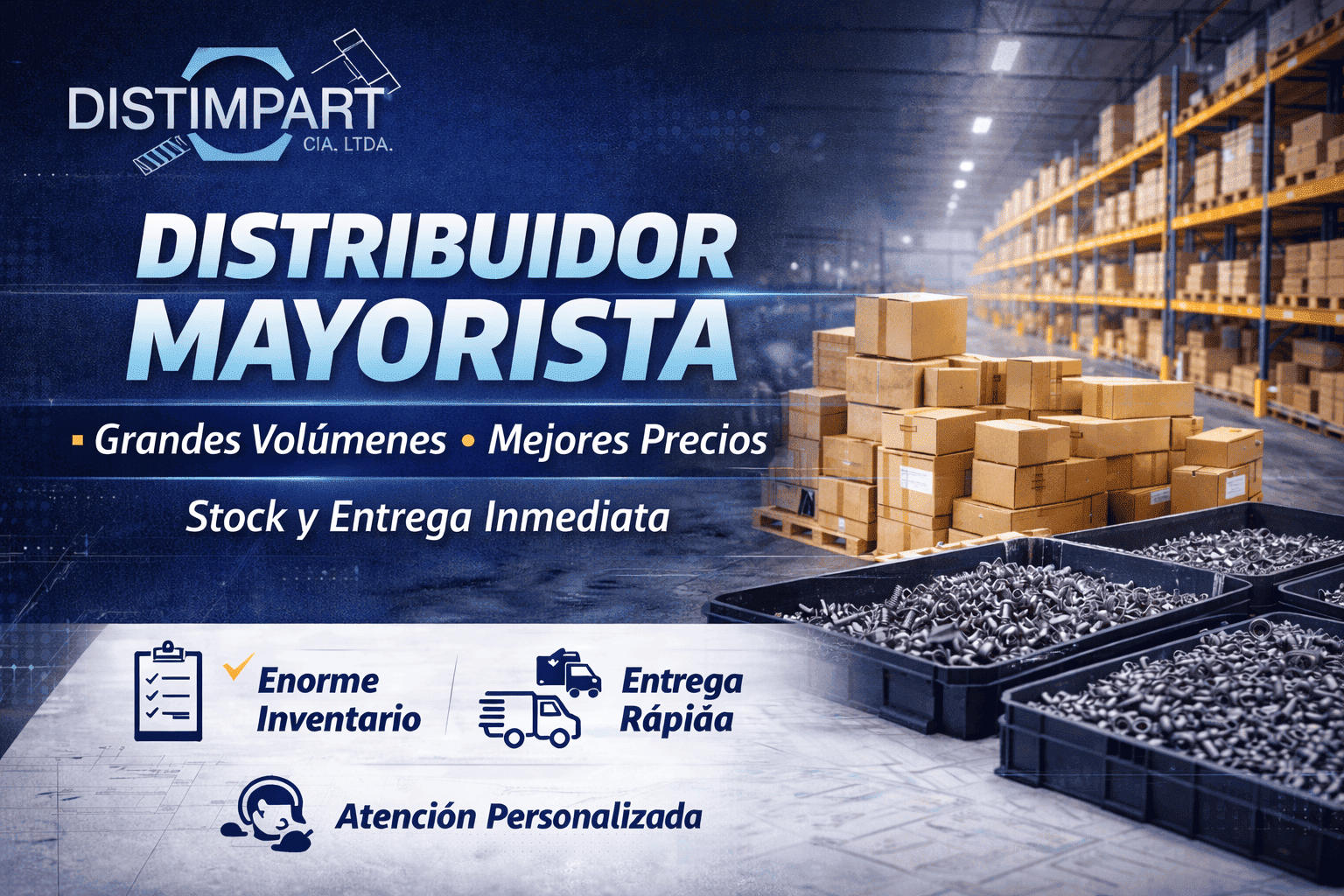Distimpart - Tornillos y elementos de fijación industrial en Ecuador