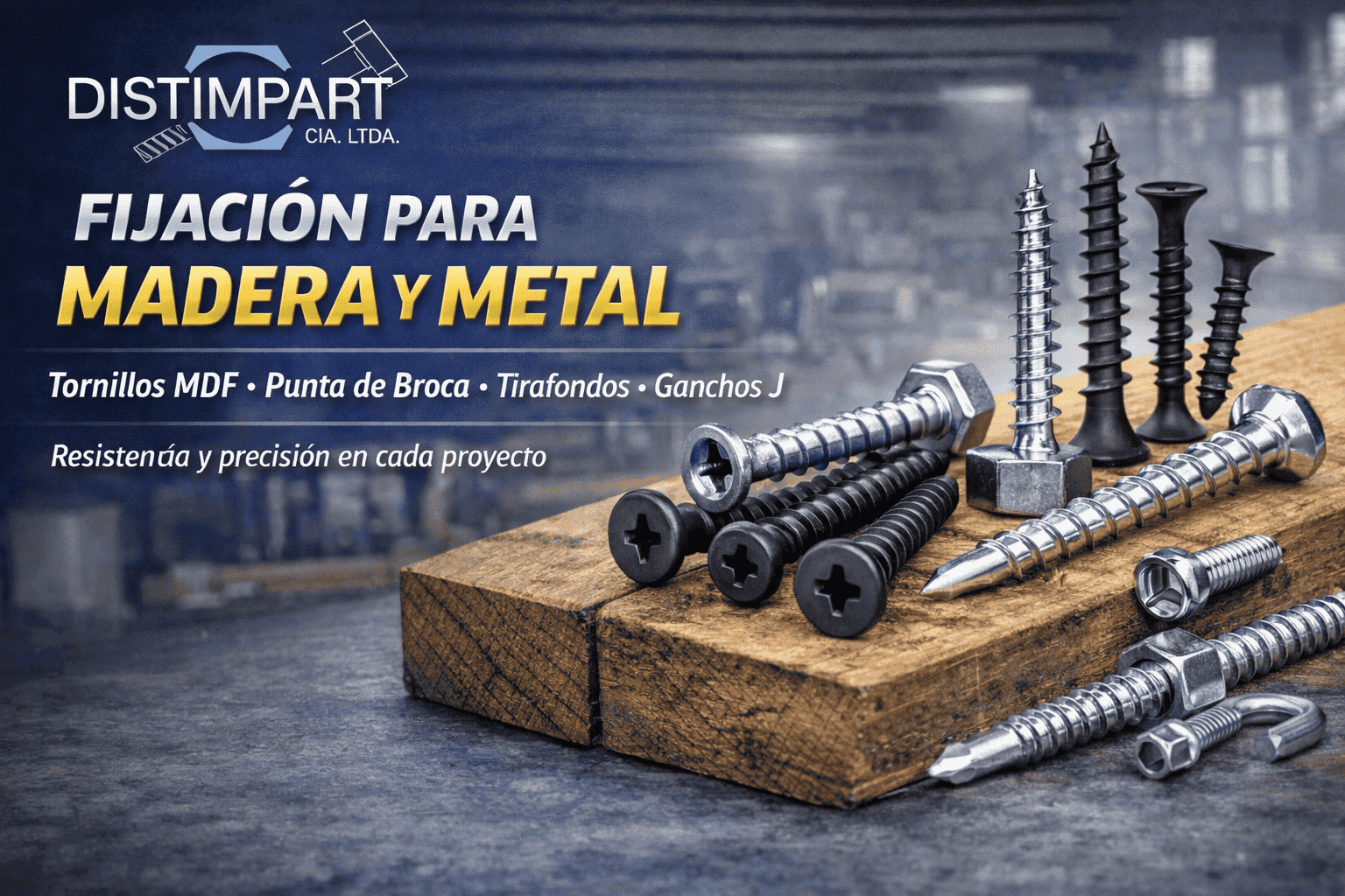 Pernos, tuercas y arandelas para industria y construcción - Ecuador