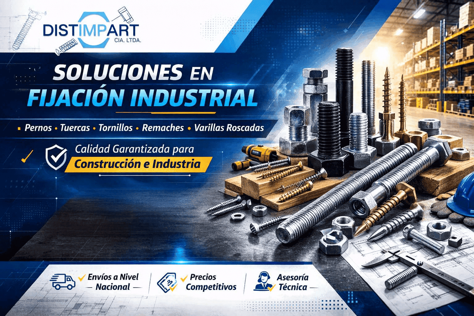Sistemas de fijación y artículos ferreteros - Distimpart Guayaquil